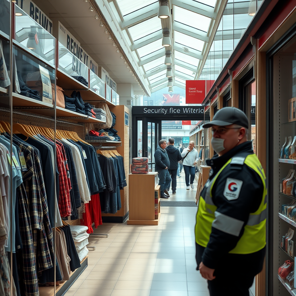 Shoplifting falls most sharply in Welsh areas